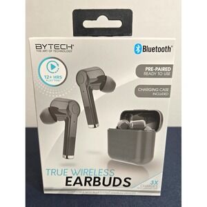 BYTECH  True Wireless Earbuds Bluetooth And Charger Case, Pre Paired. BRAND NEW